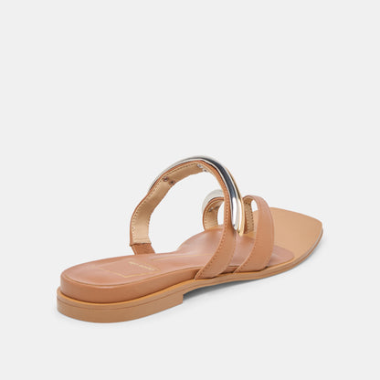 TARINA SANDALS CARAMEL LEATHER