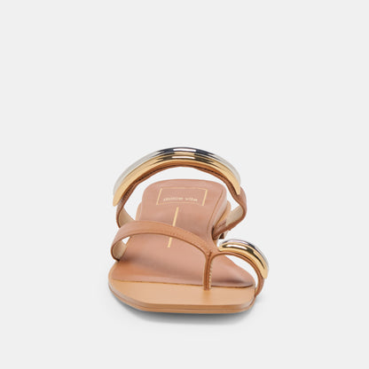 TARINA SANDALS CARAMEL LEATHER