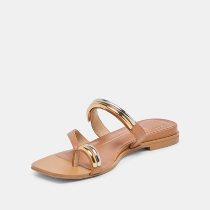 TARINA SANDALS CARAMEL LEATHER