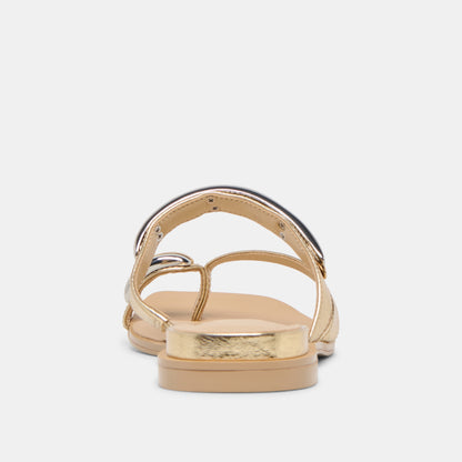 TARINA SANDALS GOLD LEATHER