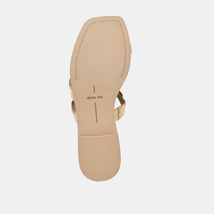 TARINA SANDALS GOLD LEATHER