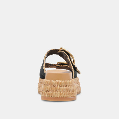 WANIKA SANDALS ONYX NUBUCK - re:vita