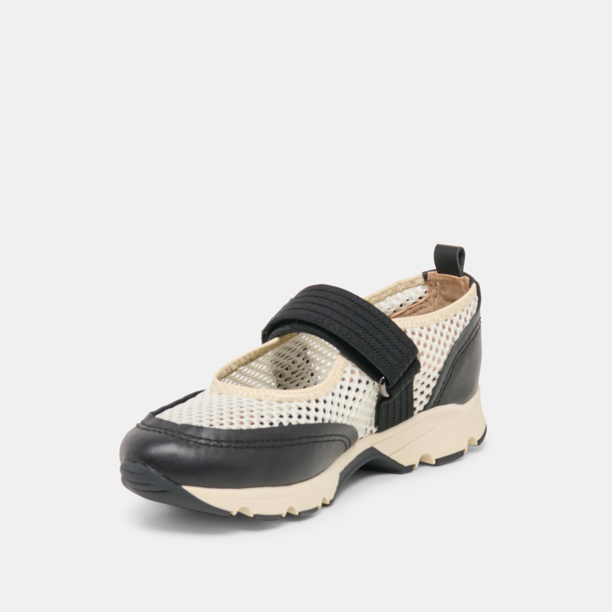 SELINE SNEAKERS WHITE BLACK MESH