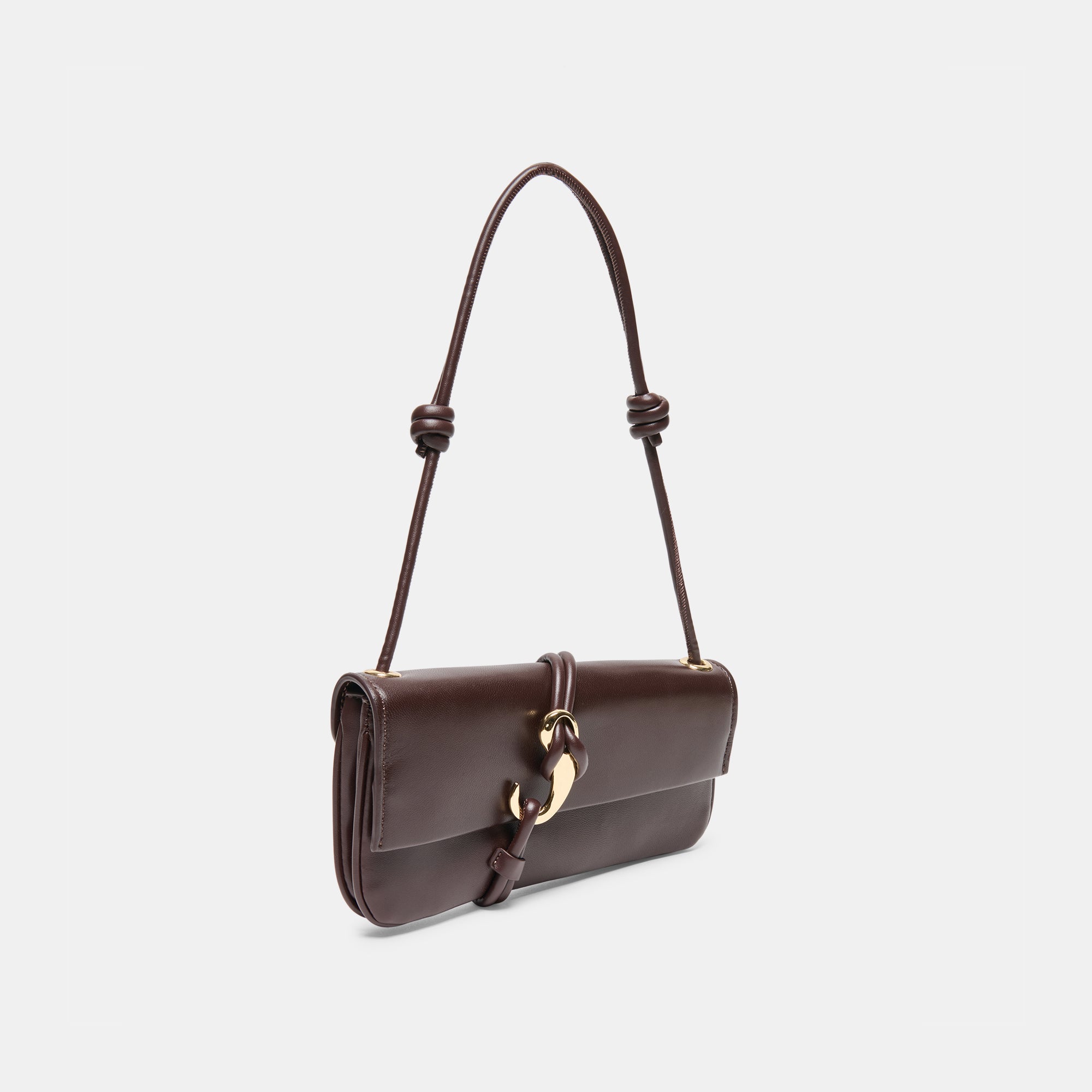 ALICE SHOULDER BAG BROWN CHERRY LEATHER - view 5