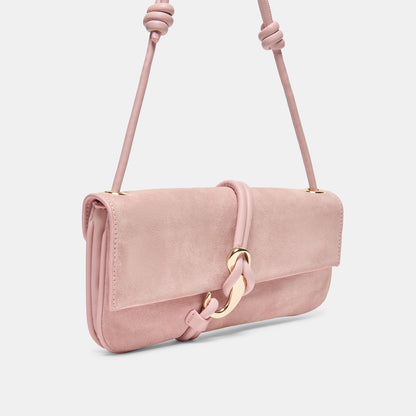 ALICE SHOULDER BAG DAYDREAM PINK SUEDE