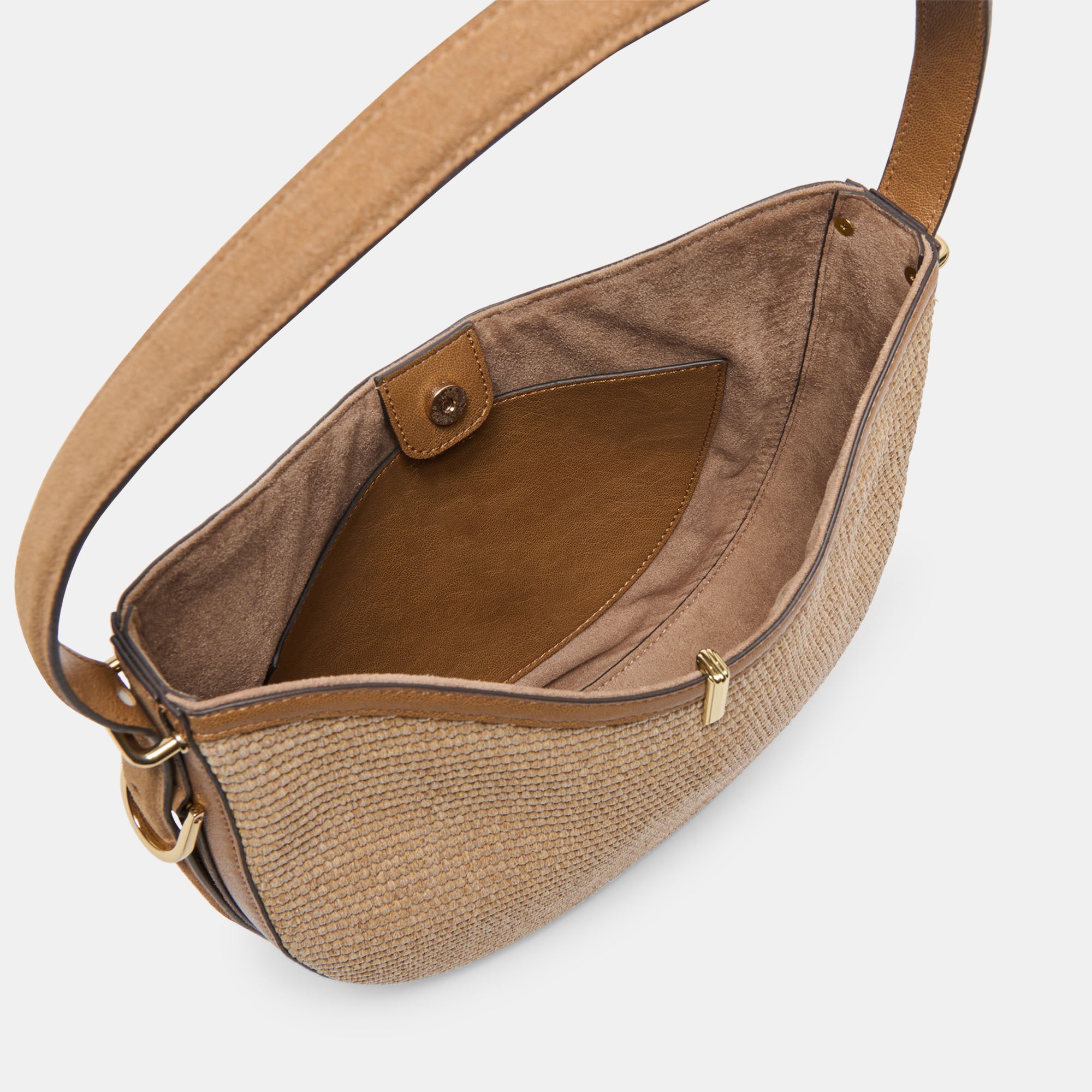 BREE SHOULDER BAG TAN WOVEN RAFFIA - view 2