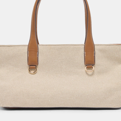 CLARINA SHOULDER BAG NATURAL CANVAS