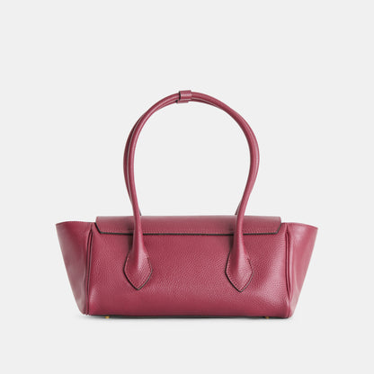 IRENE SHOULDER BAG BORDEAUX LEATHER