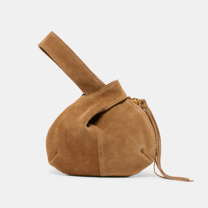 ZURY HANDBAG CAMEL SUEDE