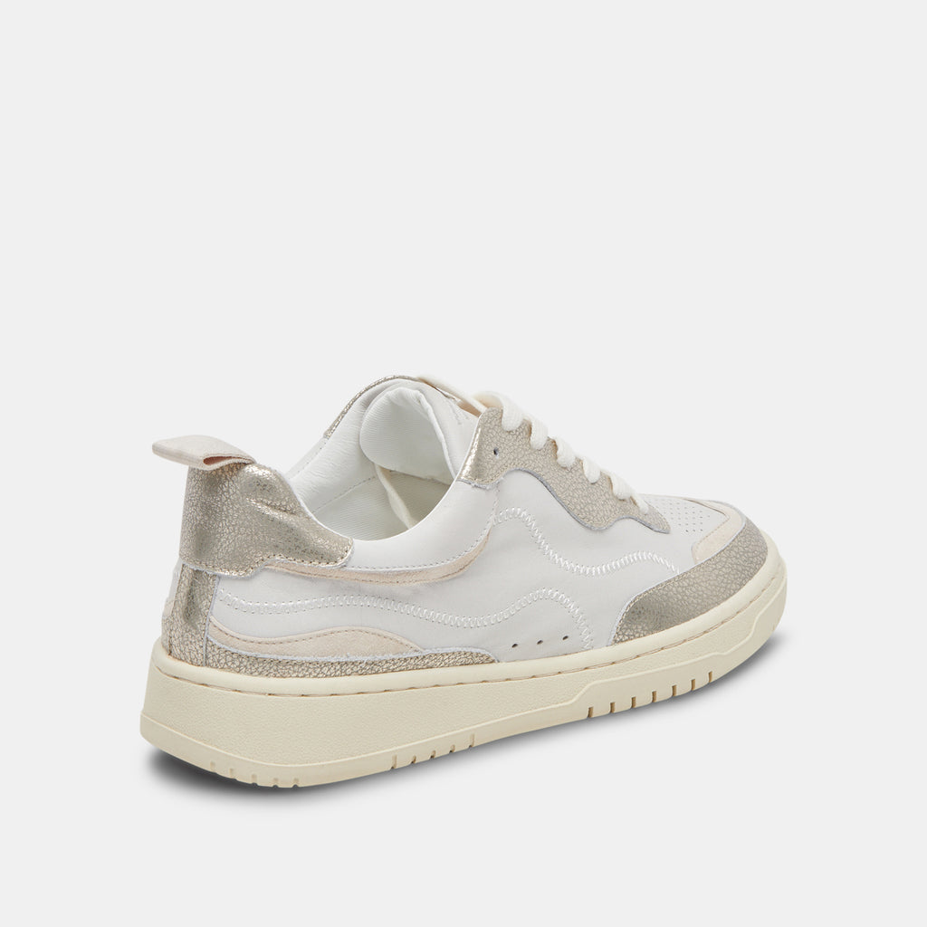 ADELLA SNEAKERS WHITE GOLD LEATHER - image 3