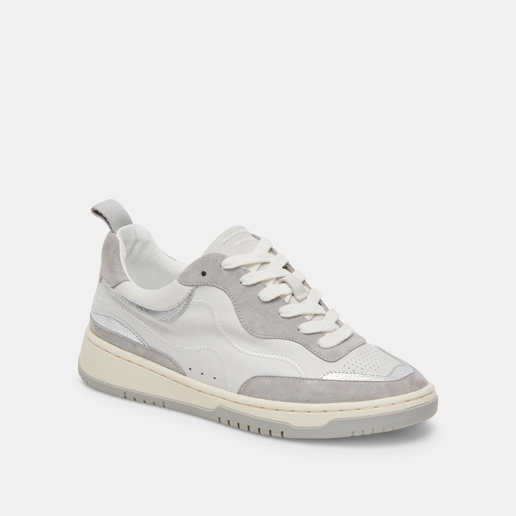 ADELLA SNEAKERS WHITE GREY LEATHER - image 3