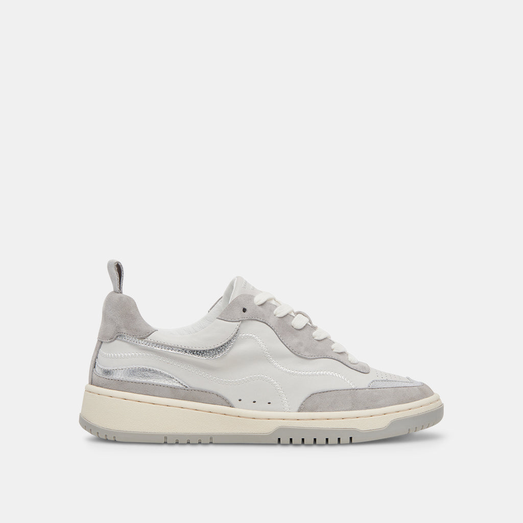 ADELLA SNEAKERS WHITE GREY LEATHER - image 1