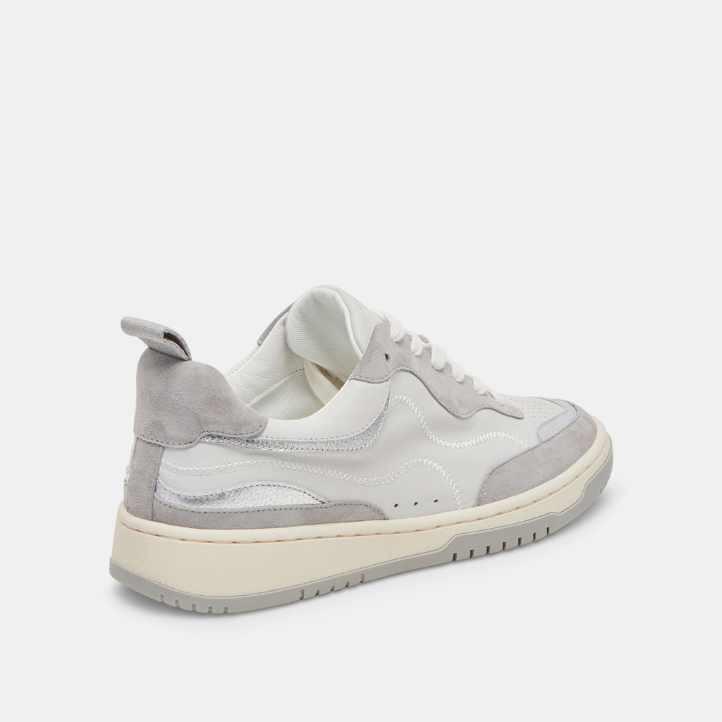 ADELLA SNEAKERS WHITE GREY LEATHER - image 3