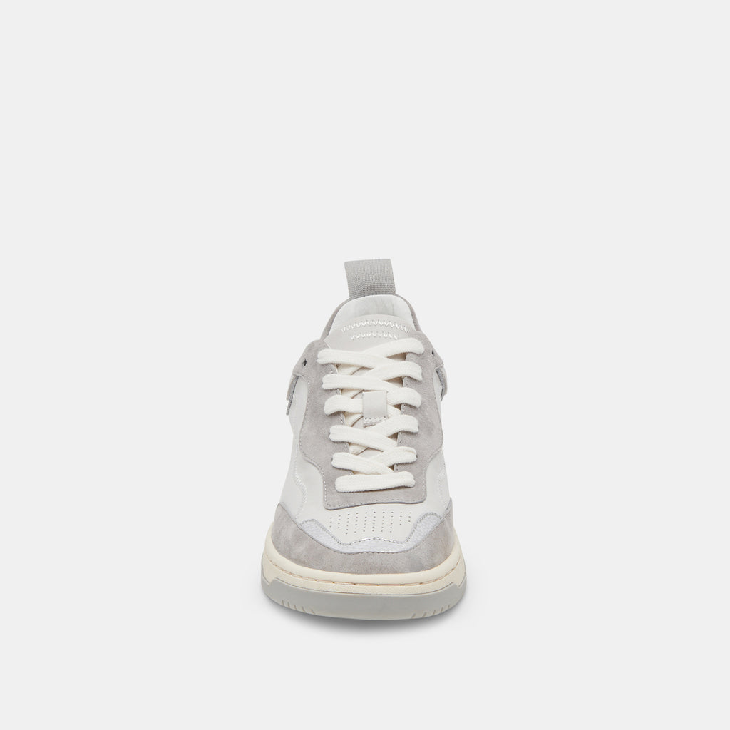 ADELLA SNEAKERS WHITE GREY LEATHER - image 9