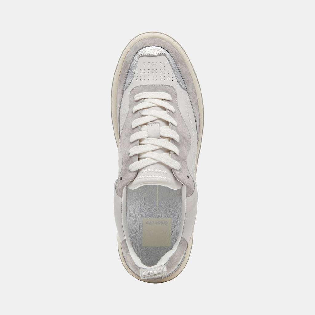 ADELLA SNEAKERS WHITE GREY LEATHER - image 11