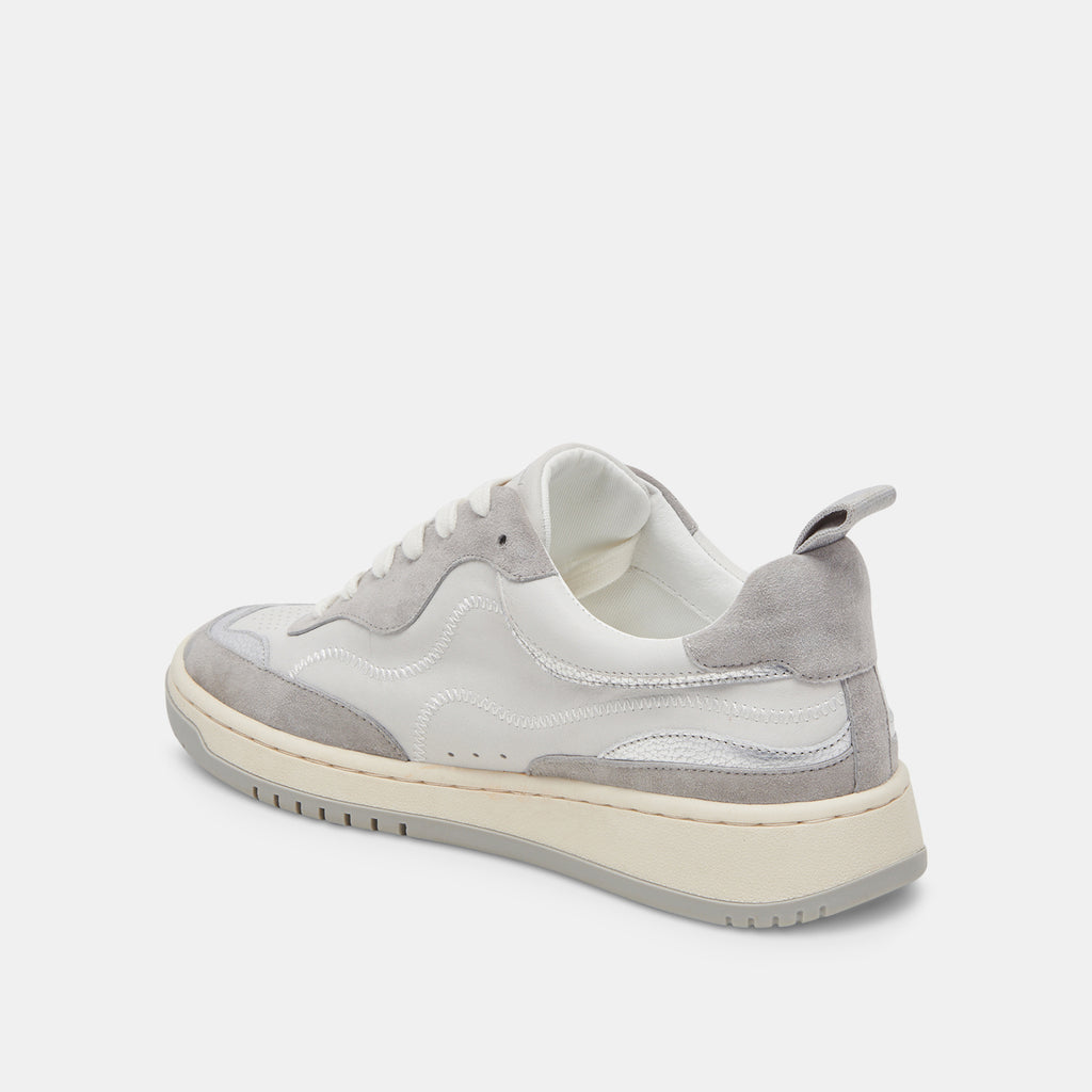 ADELLA SNEAKERS WHITE GREY LEATHER - image 8