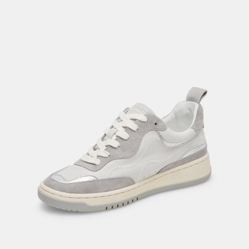 ADELLA SNEAKERS WHITE GREY LEATHER - image 7