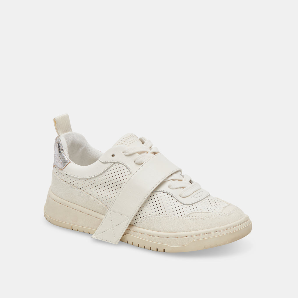 ALVAH SNEAKERS WHITE PERFORATED LEATHER - image 2