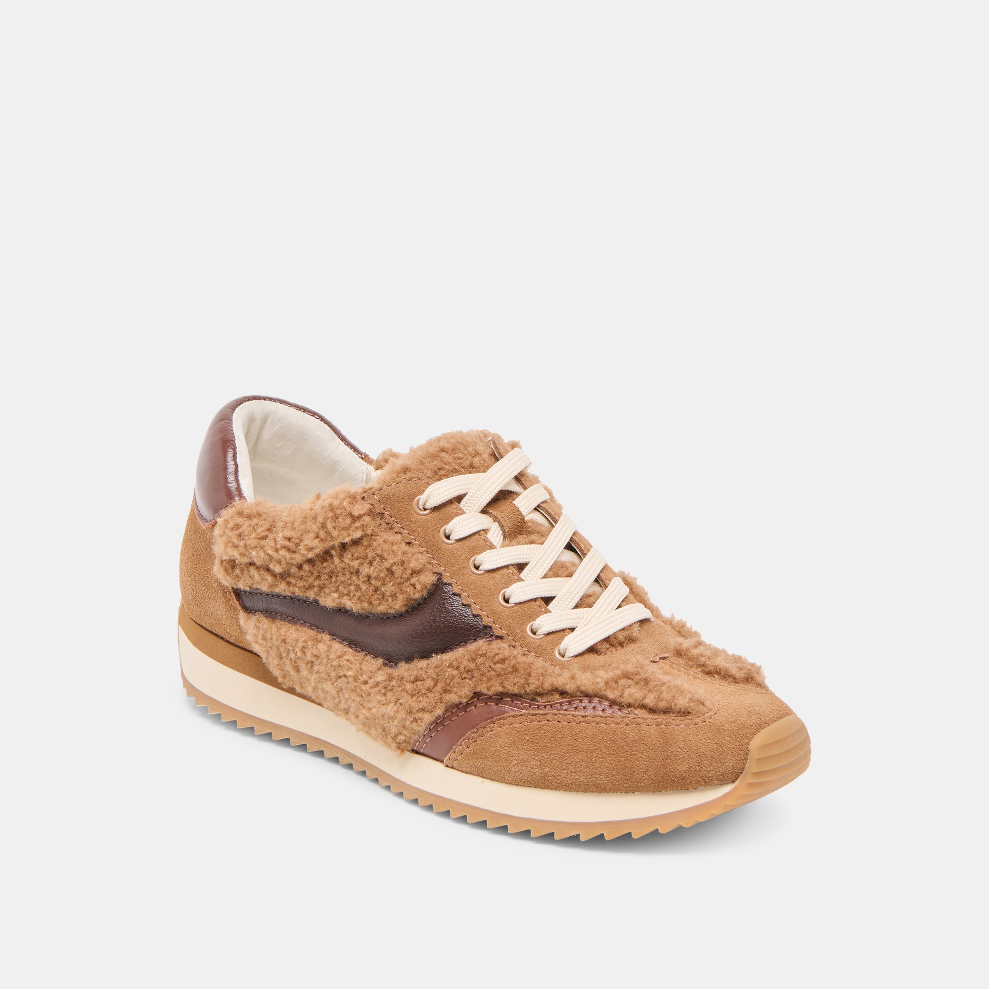 B.NTCD PLUSH SNEAKERS BROWN PLUSH