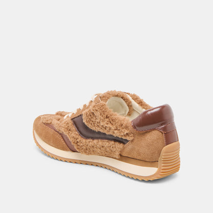 B.NTCD PLUSH SNEAKERS BROWN PLUSH