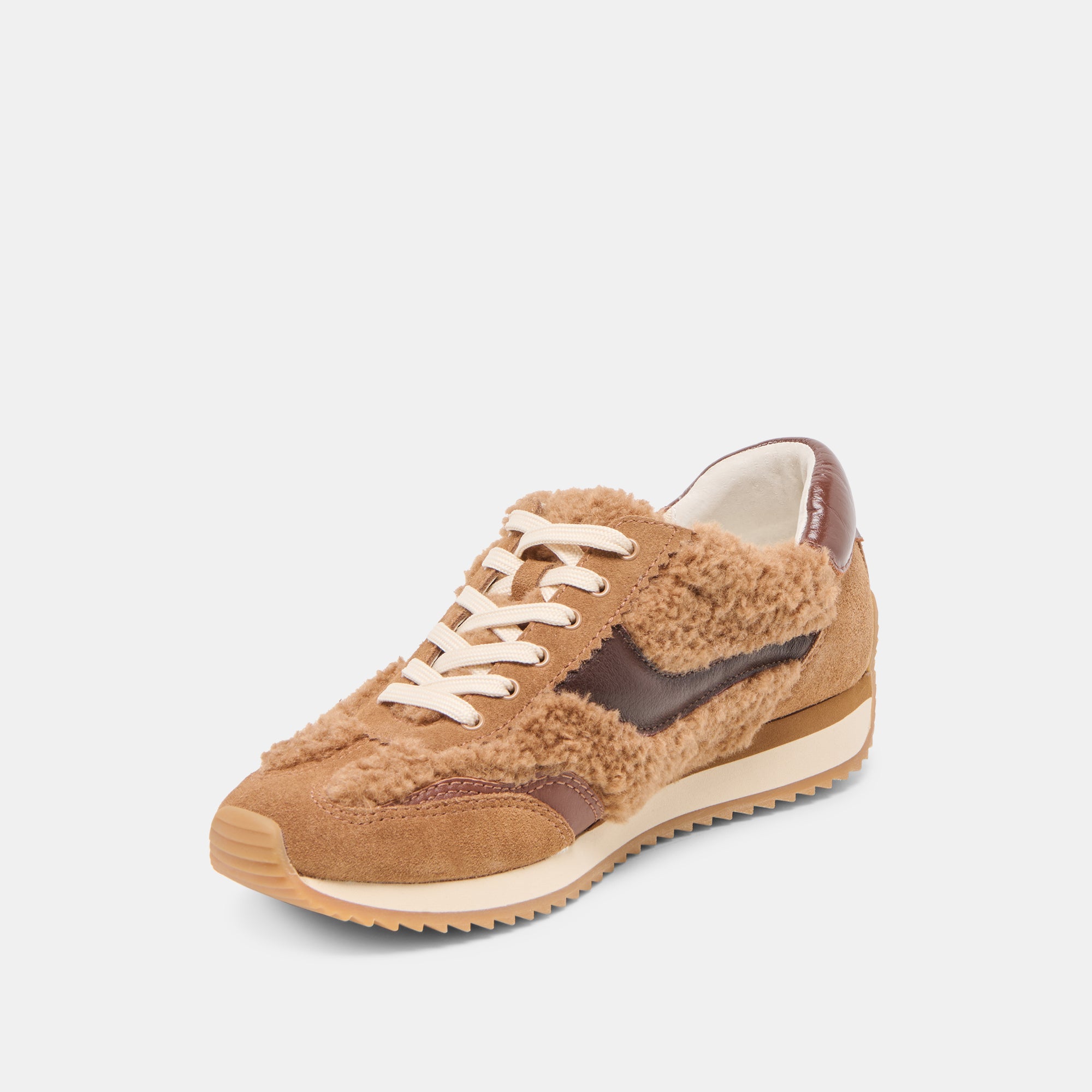 B.NTCD PLUSH SNEAKERS BROWN PLUSH