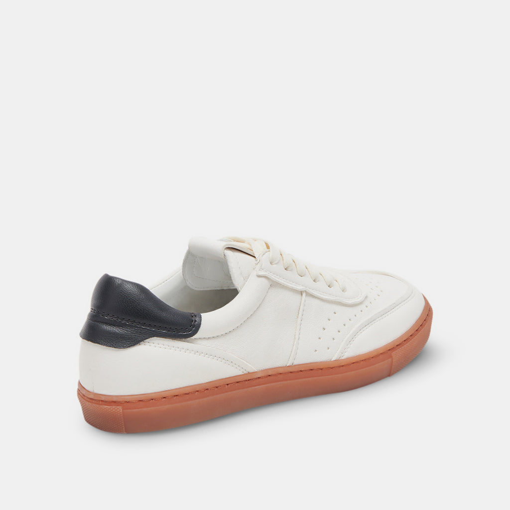 BODEN SNEAKERS WHITE BLACK LEATHER - image 3