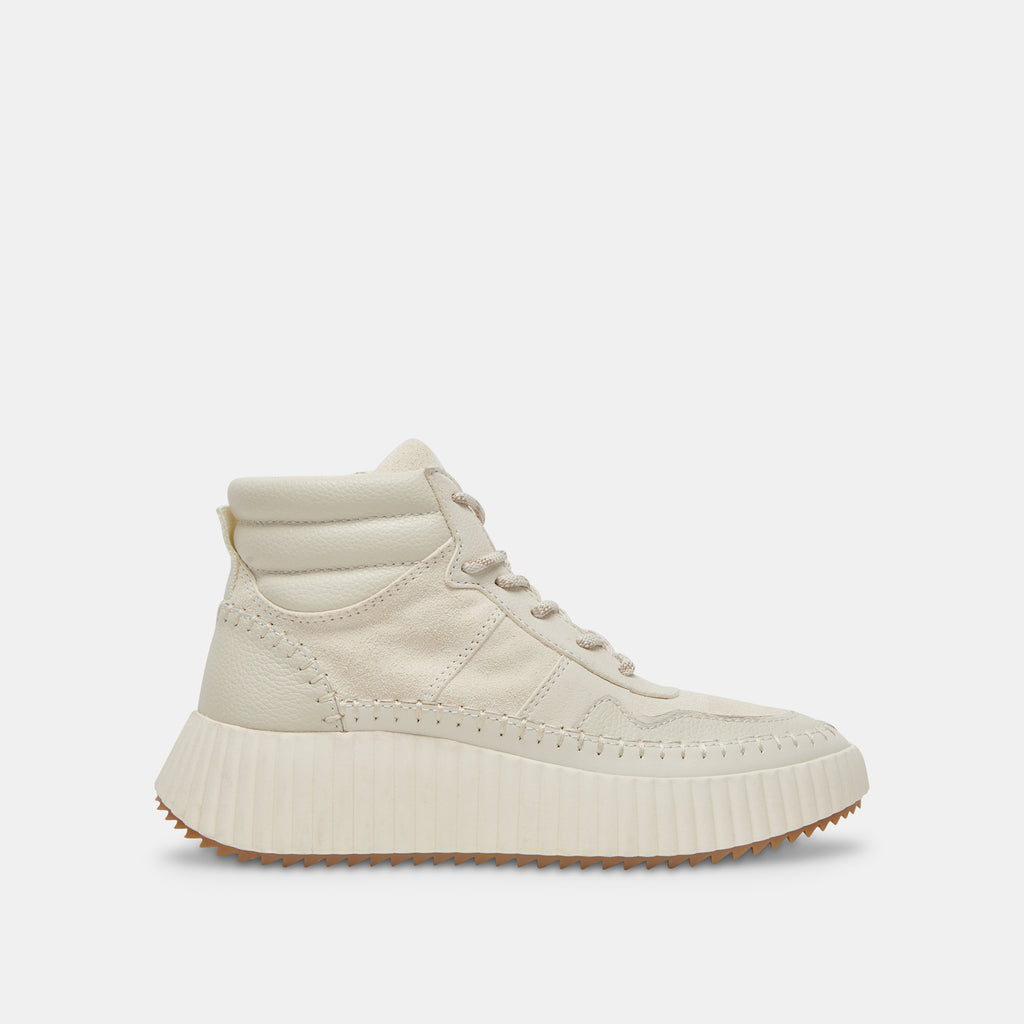 DALEY SNEAKERS OFF WHITE SUEDE - image 1
