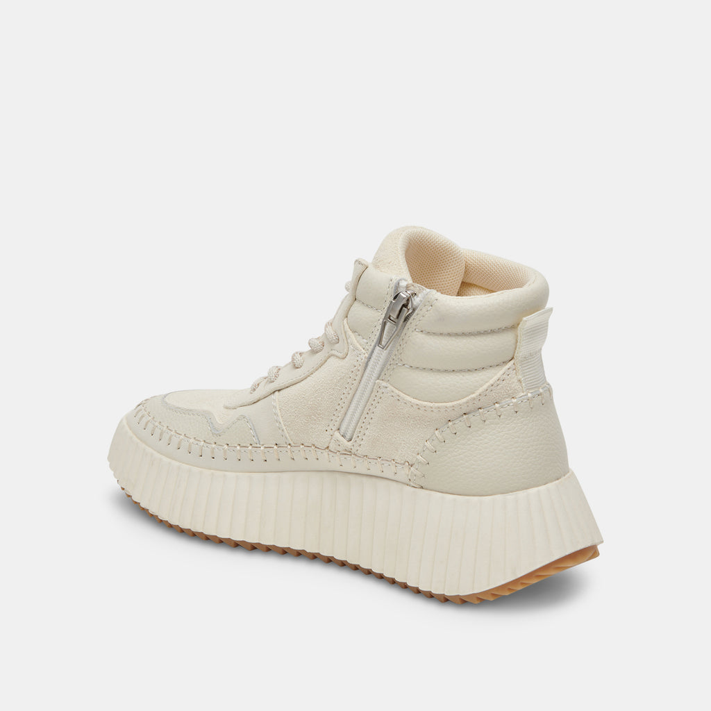 DALEY SNEAKERS OFF WHITE SUEDE - image 5