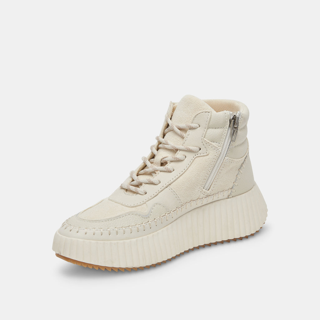 DALEY SNEAKERS OFF WHITE SUEDE - image 4