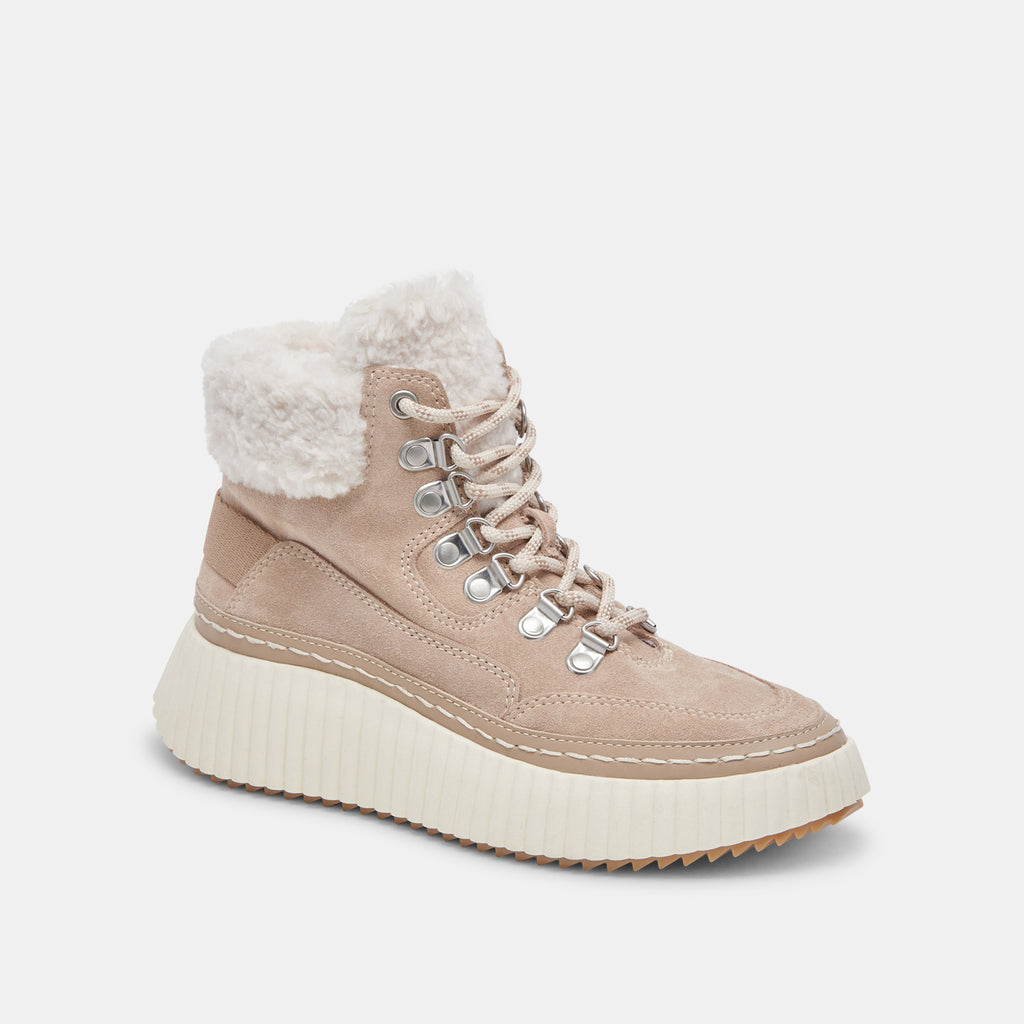 DEBBIE PLUSH SNEAKERS TAUPE SUEDE - image 3