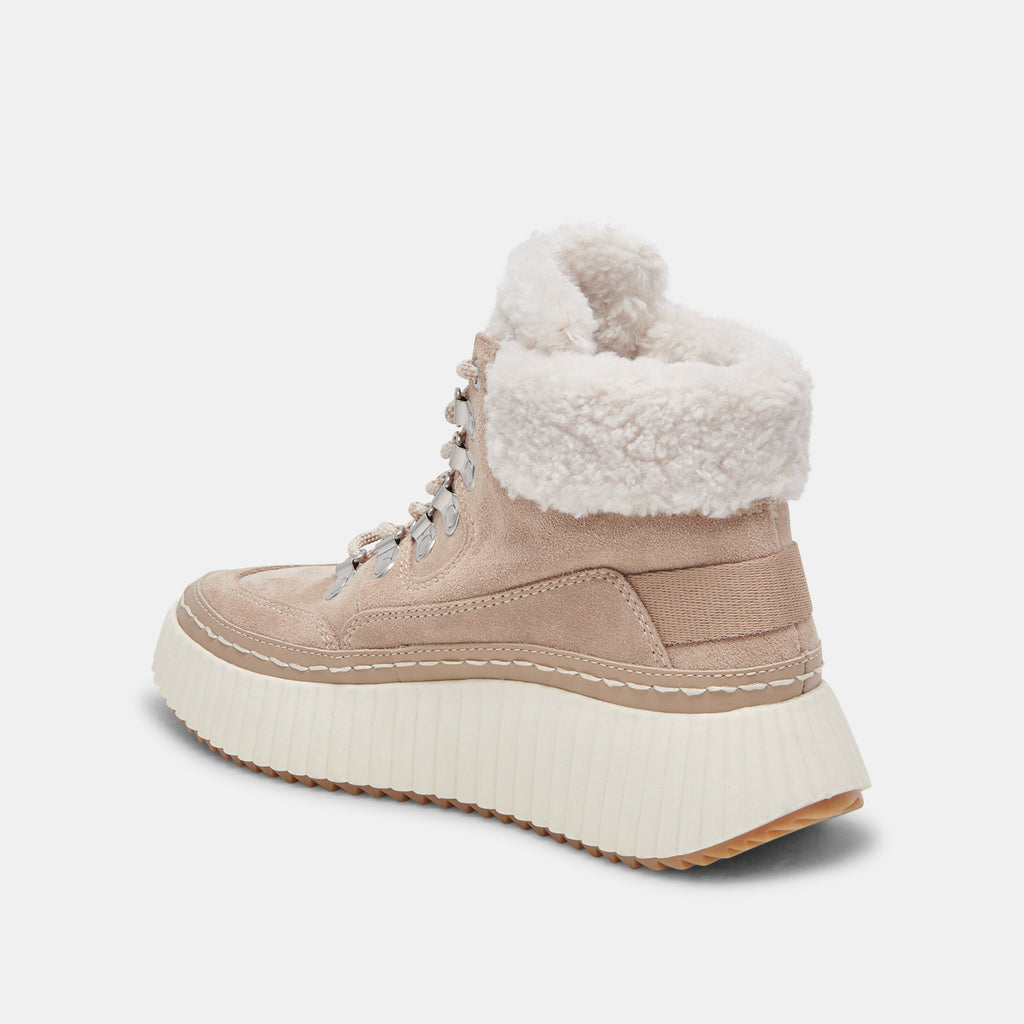DEBBIE PLUSH SNEAKERS TAUPE SUEDE - image 7