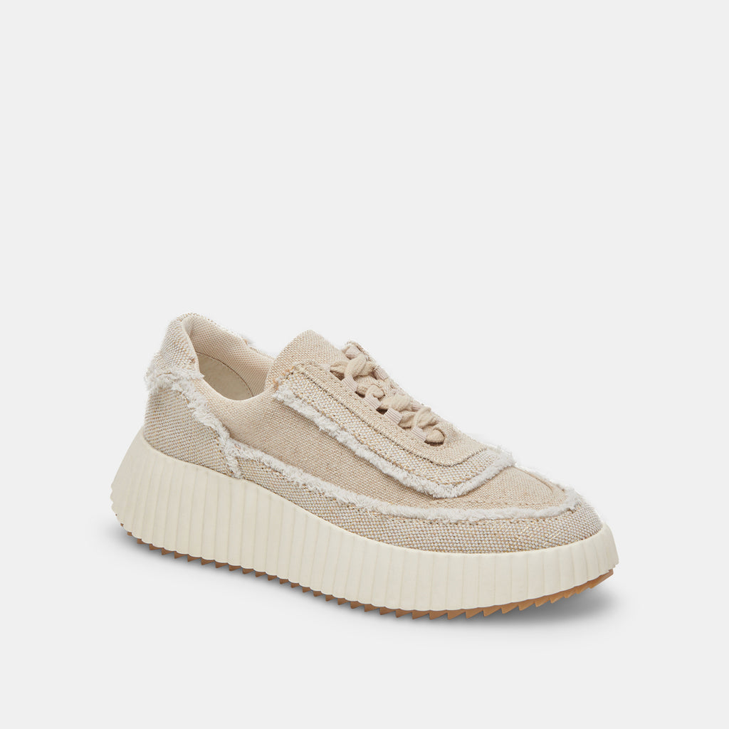 DOLEN FRAY SNEAKERS SAND CANVAS - image 5