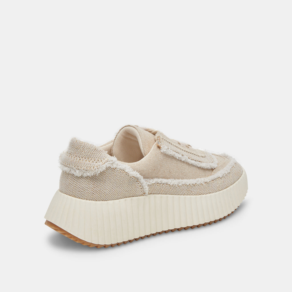 DOLEN FRAY SNEAKERS SAND CANVAS - image 3