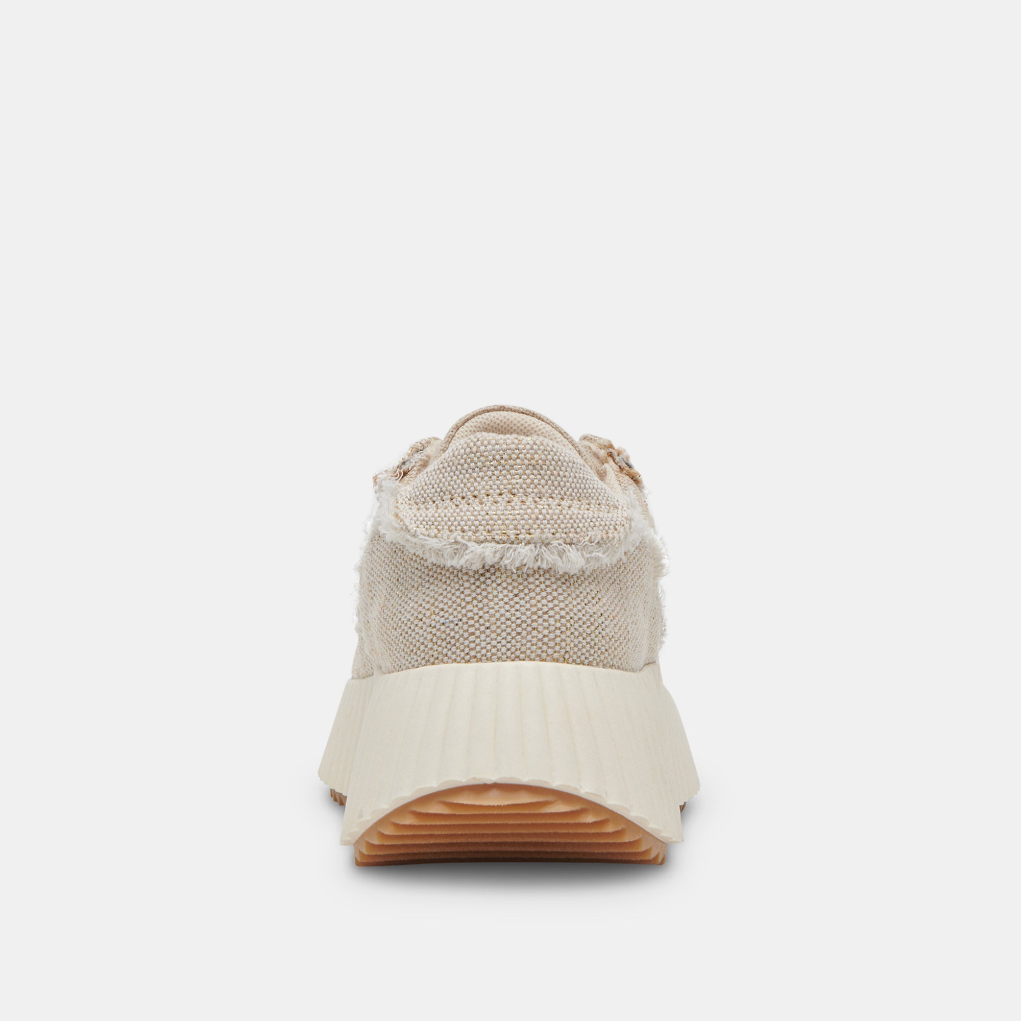 DOLEN FRAY SNEAKERS SAND CANVAS - re:vita