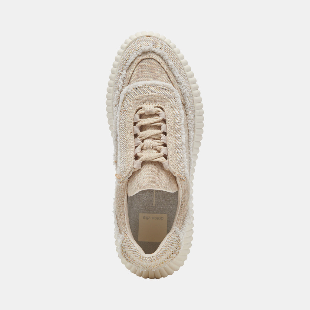 DOLEN FRAY SNEAKERS SAND CANVAS - image 8