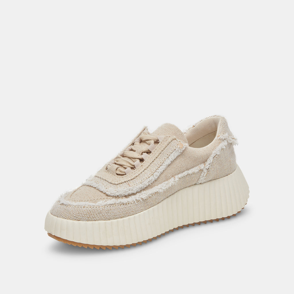 DOLEN FRAY SNEAKERS SAND CANVAS - image 4