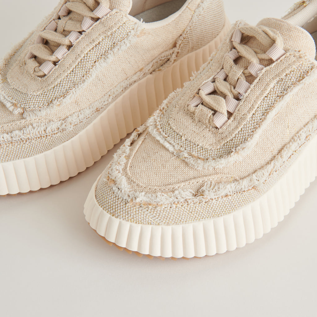 DOLEN FRAY SNEAKERS SAND CANVAS - image 6