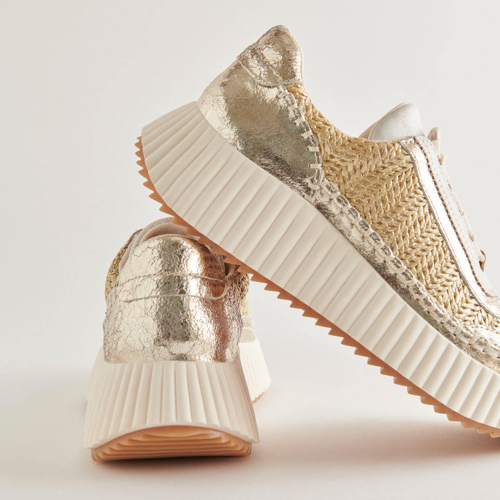 DOLEN SNEAKERS GOLD KNIT - image 3