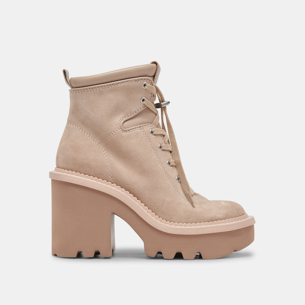 DOMMIE BOOTS TAUPE SUEDE - image 1