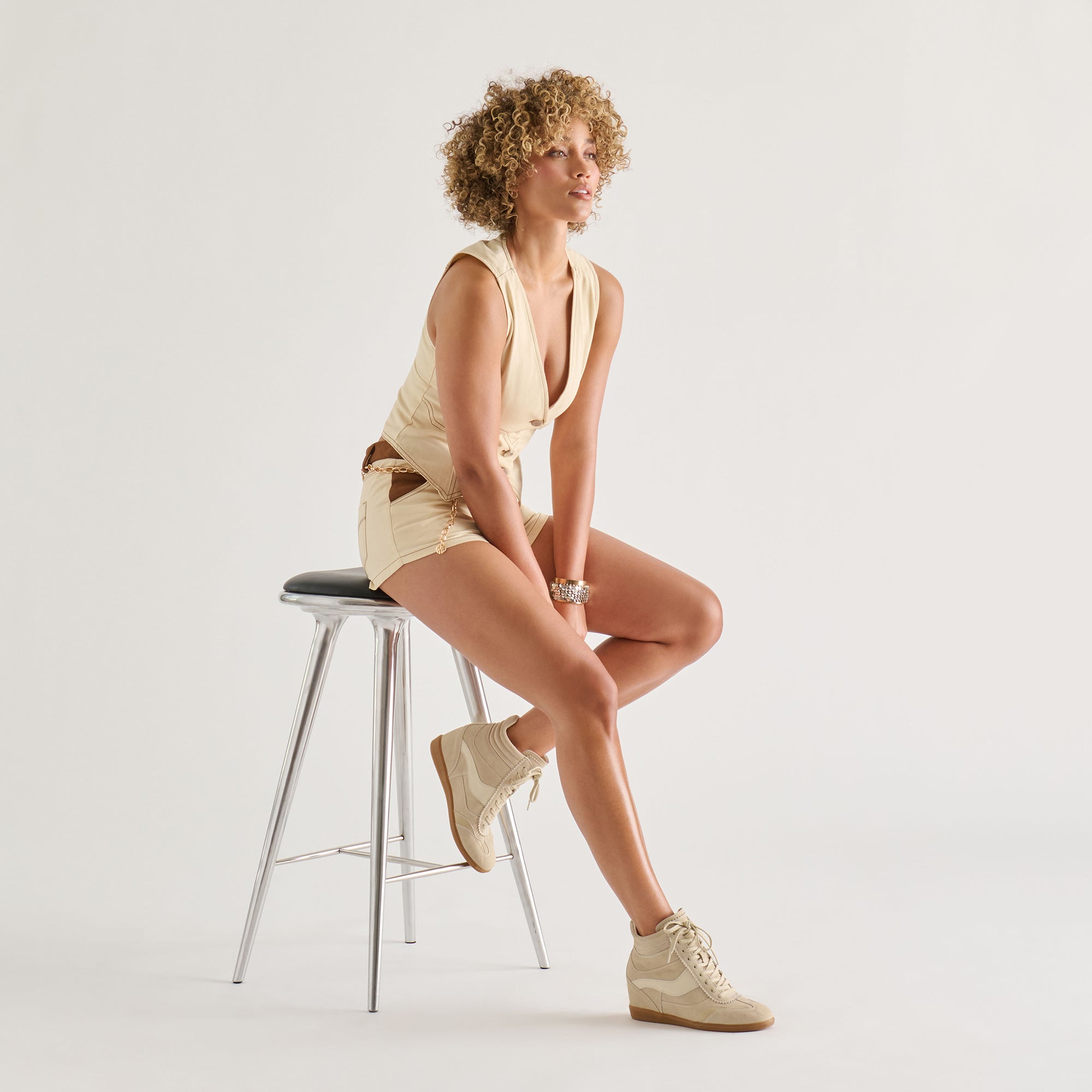 ISSAC SNEAKERS OATMEAL SUEDE - view 7