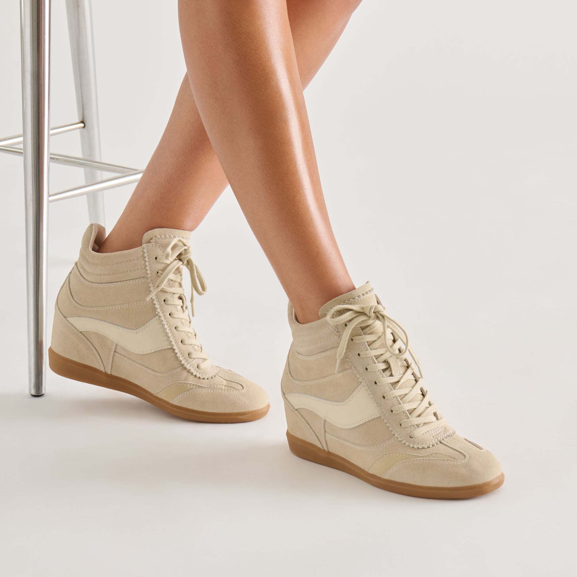 ISSAC SNEAKERS OATMEAL SUEDE - view 2