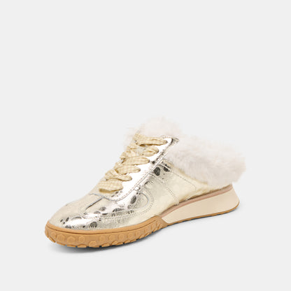 IZZEY PLUSH SNEAKERS PLATINUM LEATHER