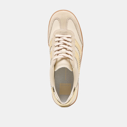 MERIT SNEAKERS WHITE GOLD LEATHER