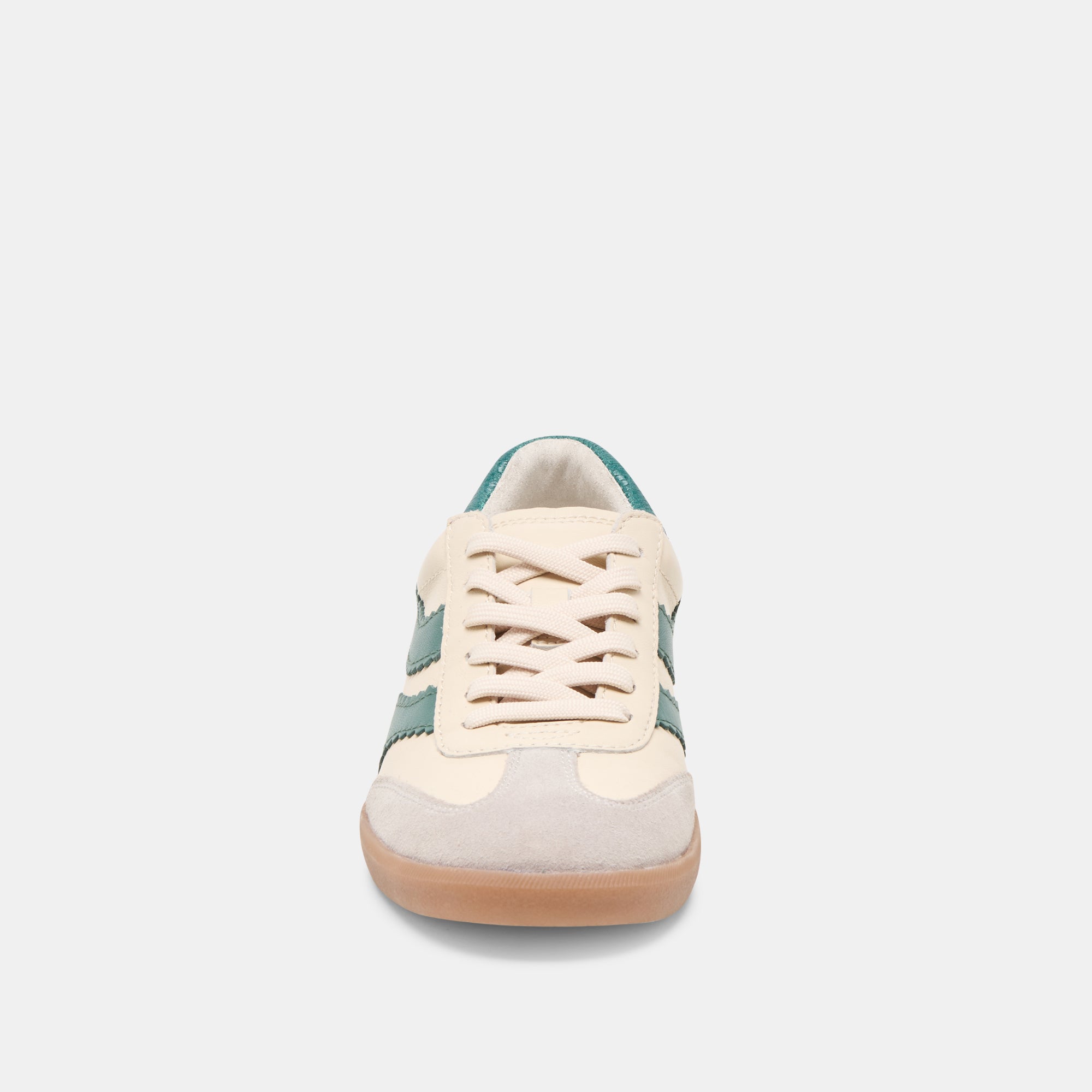 MERIT SNEAKERS WHITE GREEN LEATHER