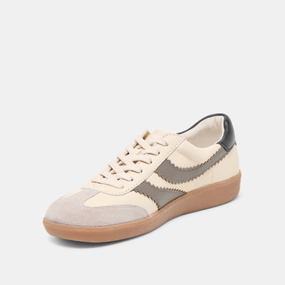 MERIT SNEAKERS WHITE GREY LEATHER
