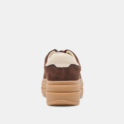 NAOMY H2O SNEAKERS DK BROWN SUEDE