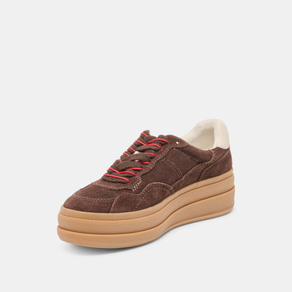 NAOMY H2O SNEAKERS DK BROWN SUEDE