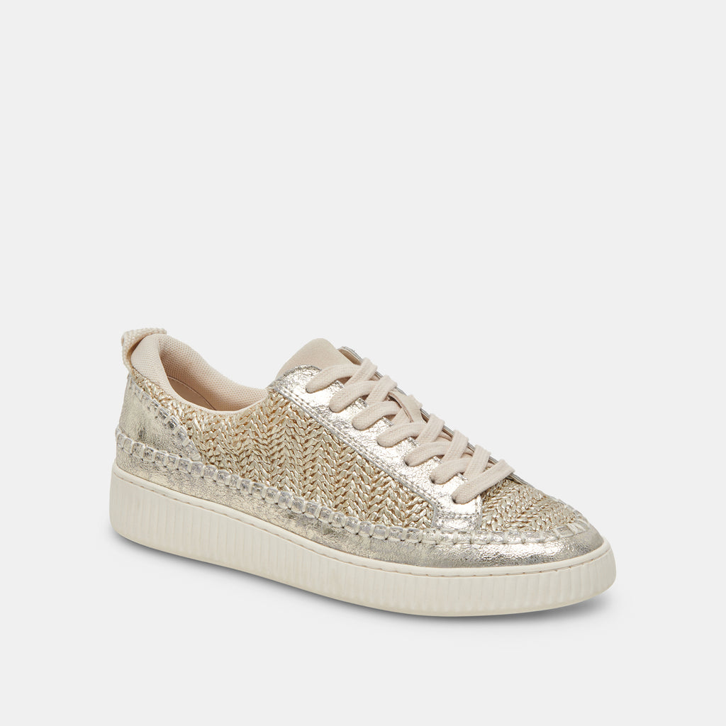 NICONA SNEAKERS GOLD WOVEN - image 2