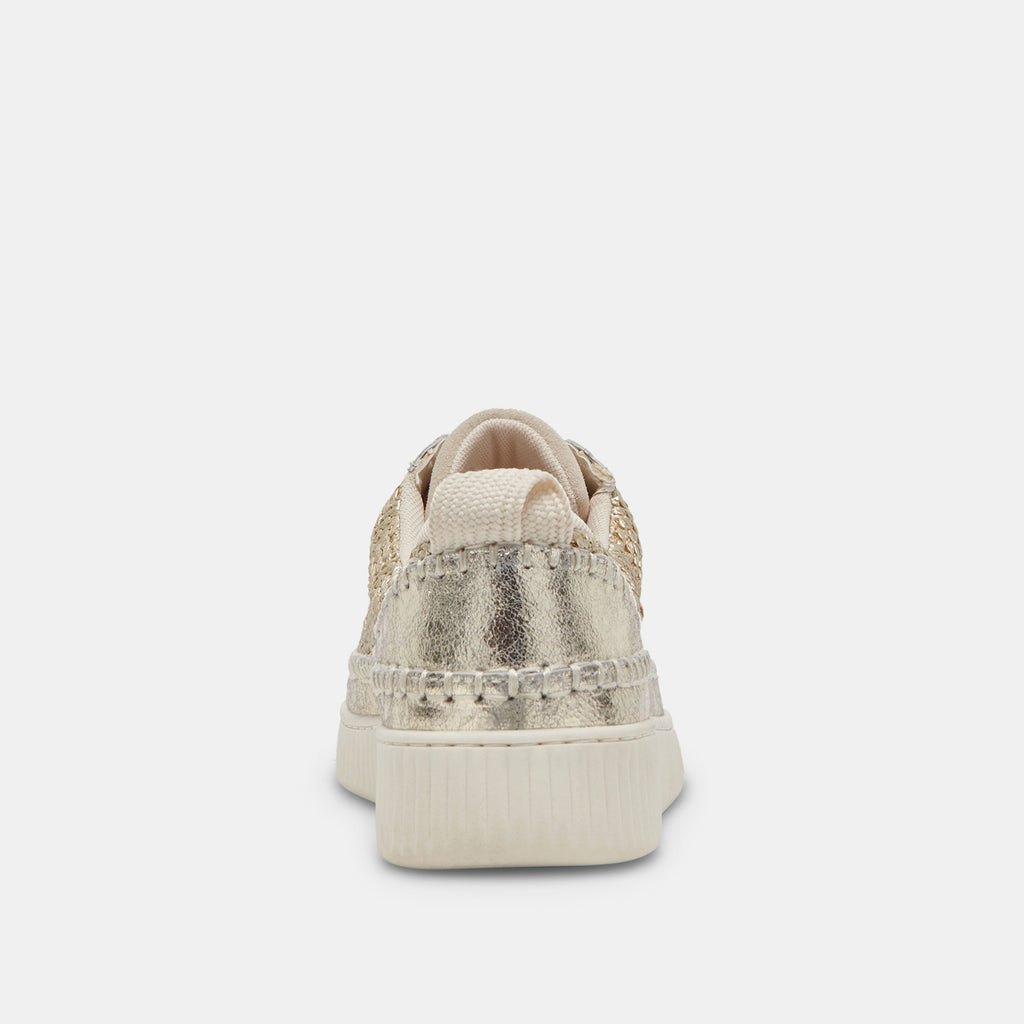 NICONA SNEAKERS GOLD WOVEN - image 7