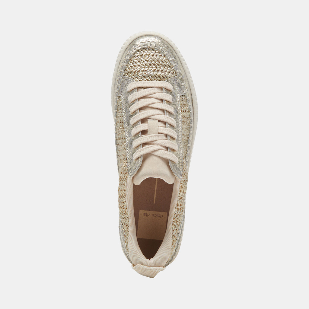 NICONA SNEAKERS GOLD WOVEN - image 8